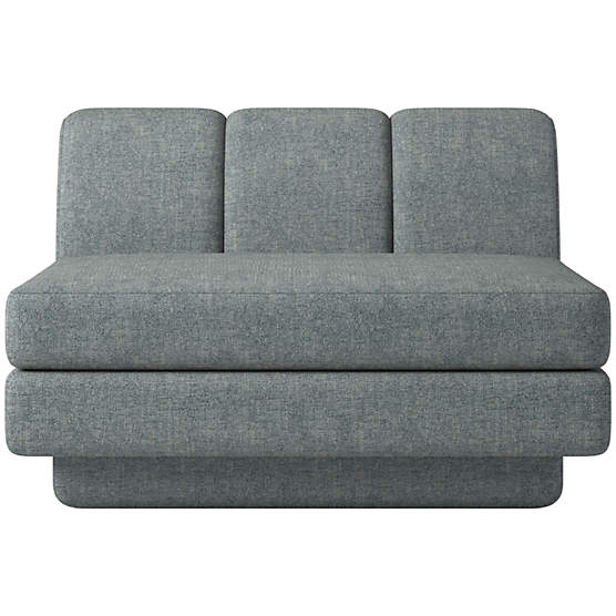 Yarrow Armless Chair Nomad Charcoal