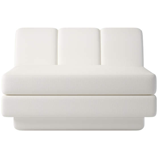 Yarrow Armless Chair Dream Pina Colada