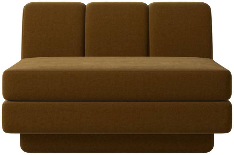 Viewing product image Yarrow Armless Chair Como Cognac - image 1 of 8