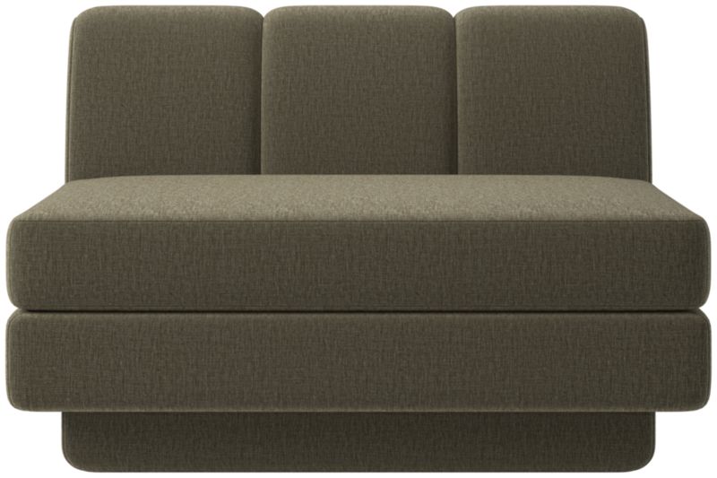 Viewing product image Yarrow Armless Chair Coverlet Otter - image 1 of 8