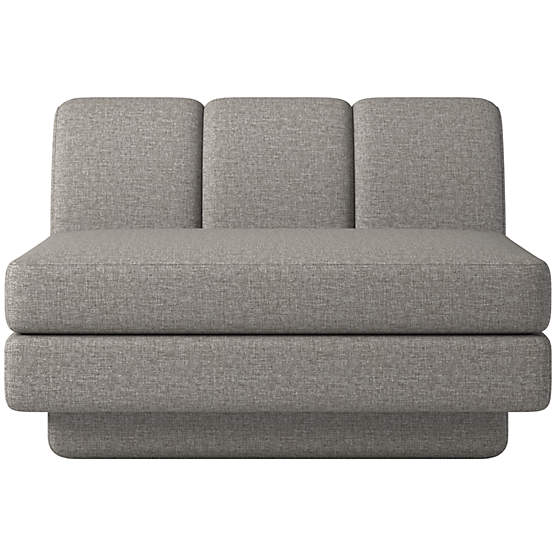 Yarrow Armless Chair Taylor Felt Grey