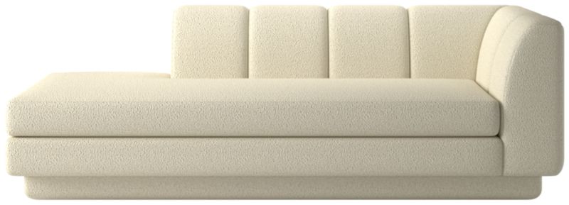 Yarrow Left-Arm Chaise Bloce Cream - image 0 of 8