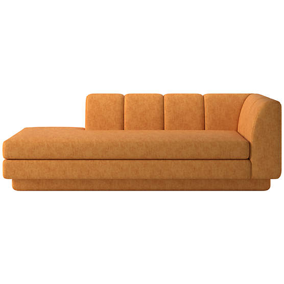Yarrow Left-Arm Chaise Dream Gnger Tea