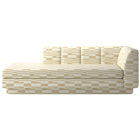 Yarrow Left-Arm Chaise Piano Cloud