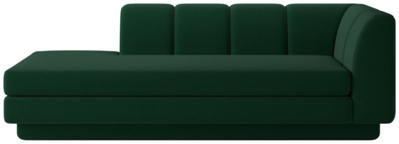 Viewing product image Yarrow Left-Arm Chaise Porto Forest - image 1 of 8