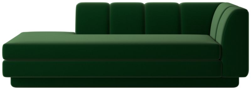 Yarrow Left-Arm Chaise Como Emerald - image 0 of 8