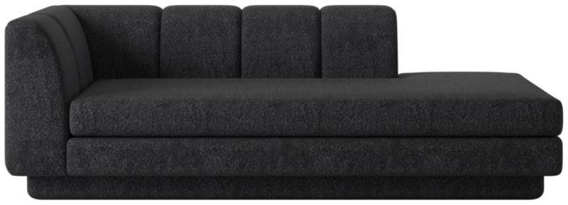 Yarrow Right-Arm Chaise Bloce Noir - image 0 of 8