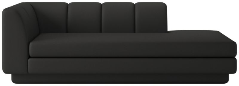 Yarrow Right-Arm Chaise Kanvas Ebony - image 0 of 8