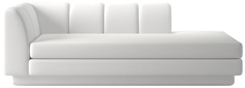 Viewing product image Yarrow Right-Arm Chaise Nomad Marshmallow - image 1 of 8