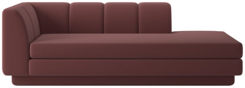 Yarrow Right-Arm Chaise Lisbon Rose Brown - image 0 of 8