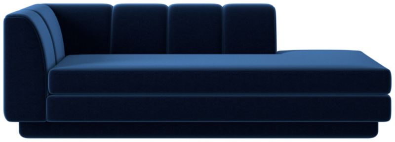 Yarrow Right-Arm Chaise Como Indigo - image 0 of 8