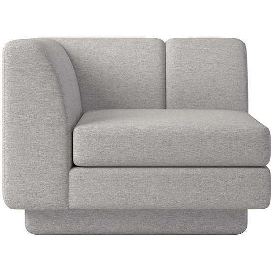 Yarrow Corner Chair Hatch Platinum