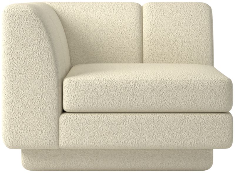 Yarrow Corner Chair Bloce Cream - image 0 of 8