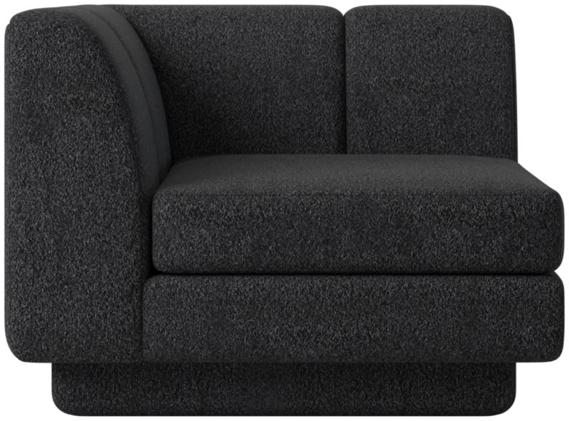 Yarrow Corner Chair Bloce Noir - image 0 of 8