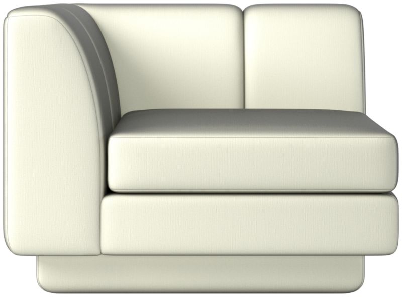 Viewing product image Yarrow Corner Chair Colourwash Snow - image 1 of 8