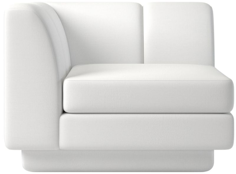Viewing product image Yarrow Corner Chair Nomad Marshmallow - image 1 of 8