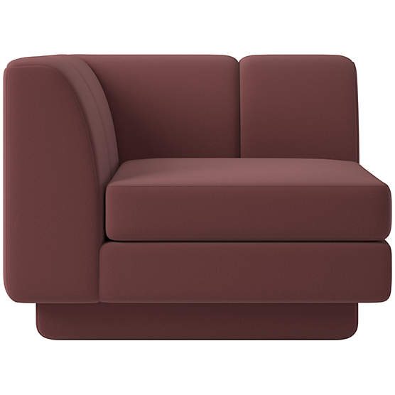 Yarrow Corner Chair Lisbon Rose Brown