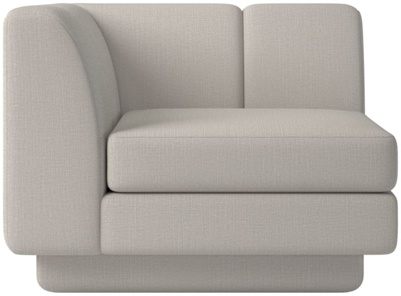 Viewing product image Yarrow Corner Chair Nomad Stone - image 1 of 8