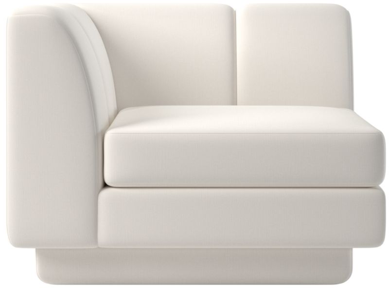 Viewing product image Yarrow Corner Chair Coverlet Snow - image 1 of 8