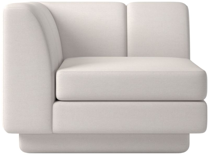 Viewing product image Yarrow Corner Chair Nomad Pebble - image 1 of 8