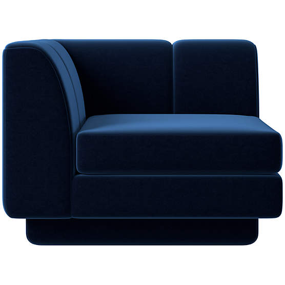 Yarrow Corner Chair Como Indigo