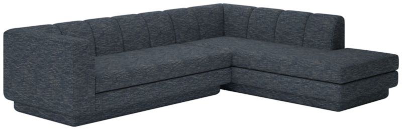 Viewing product image Yarrow 2-Piece L-Shaped Sectional Sofa with Right Arm Curious Eclipse - image 1 of 7