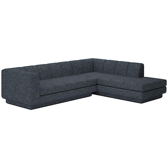 Yarrow 2-Piece L-Shaped Sectional Sofa with Right Arm Curious Eclipse
