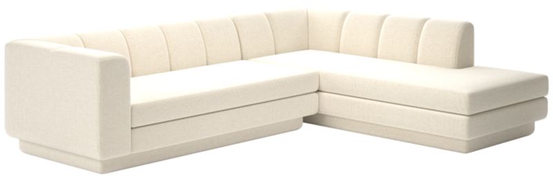 Yarrow 2-Piece L-Shaped Sectional Sofa with Right Arm Nomad Snow - image 0 of 8