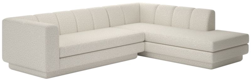 Viewing product image Yarrow 2-Piece L-Shaped Sectional Sofa with Right Arm Bloce Grey - image 1 of 7