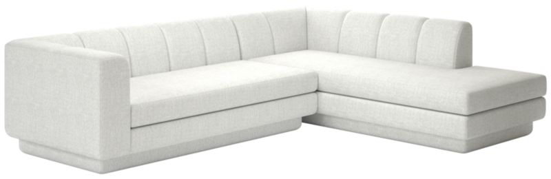 Viewing product image Yarrow 2-Piece L-Shaped Sectional Sofa with Right Arm Elliot Dove - image 1 of 7