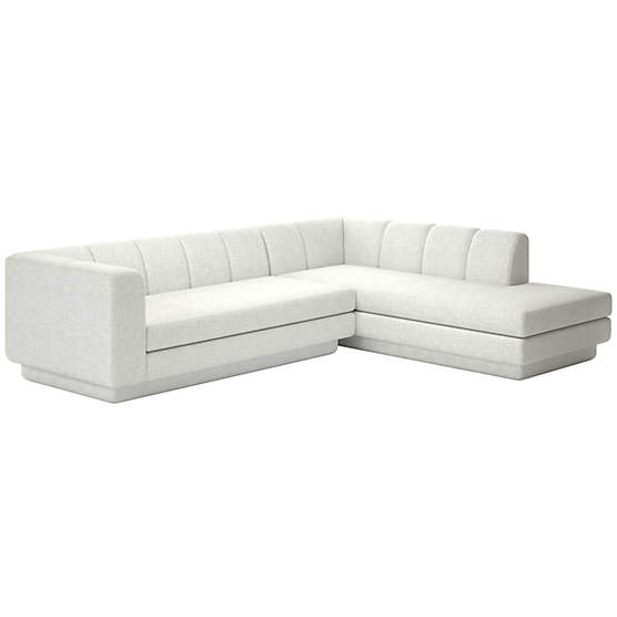 Yarrow 2-Piece L-Shaped Sectional Sofa with Right Arm Elliot Dove
