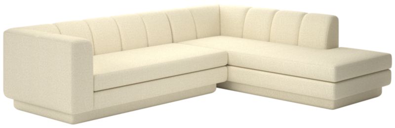 Viewing product image Yarrow 2-Piece L-Shaped Sectional Sofa with Right Arm Bloce Cream - image 1 of 7