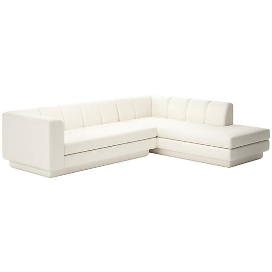 Yarrow 2-Piece L-Shaped Sectional Sofa with Right Arm Wooly Sand
