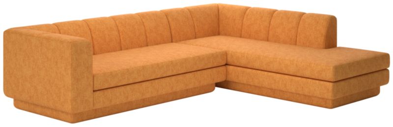 Viewing product image Yarrow 2-Piece L-Shaped Sectional Sofa with Right Arm Dream Ginger Tea - image 1 of 7