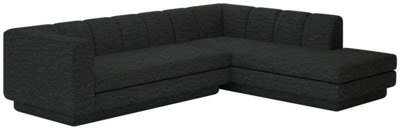 Viewing product image Yarrow 2-Piece L-Shaped Sectional Sofa with Right Arm Curious Ebony - image 1 of 7