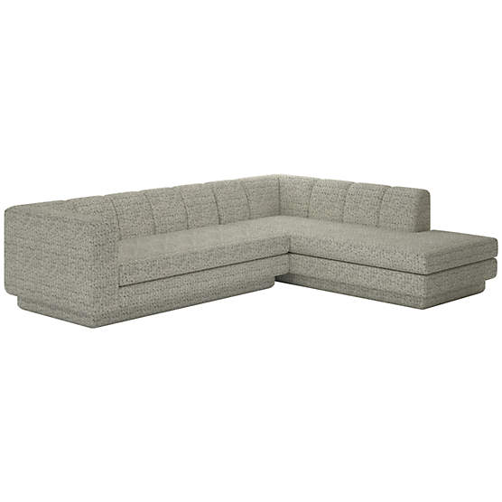 Yarrow 2-Piece L-Shaped Sectional Sofa with Right Arm Hartman Tuxedo