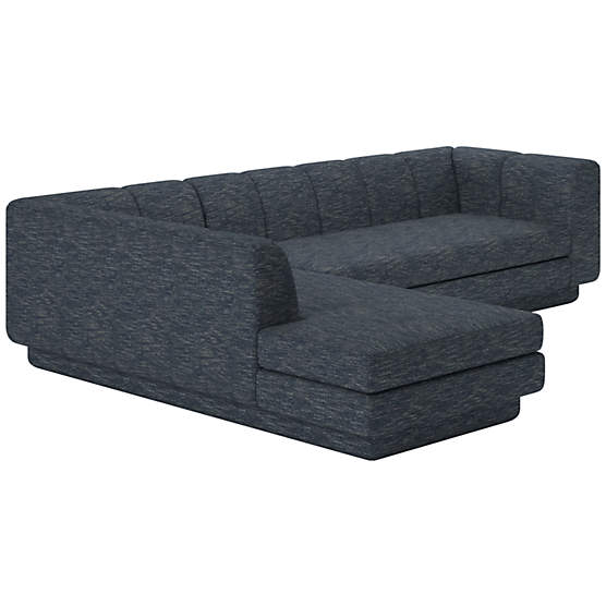 Yarrow 2-Piece L-Shaped Sectional Sofa with Left Arm Curious Eclipse