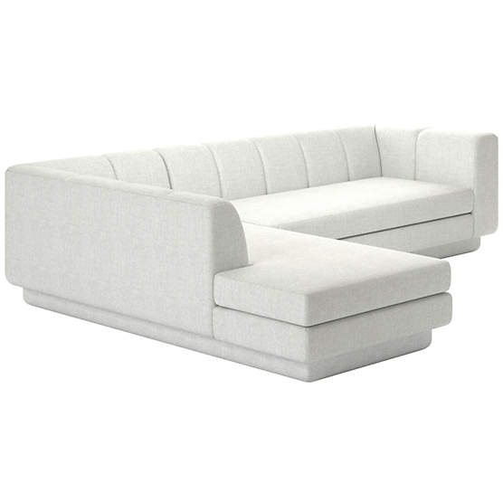 Yarrow 2-Piece L-Shaped Sectional Sofa with Left Arm Elliot Dove