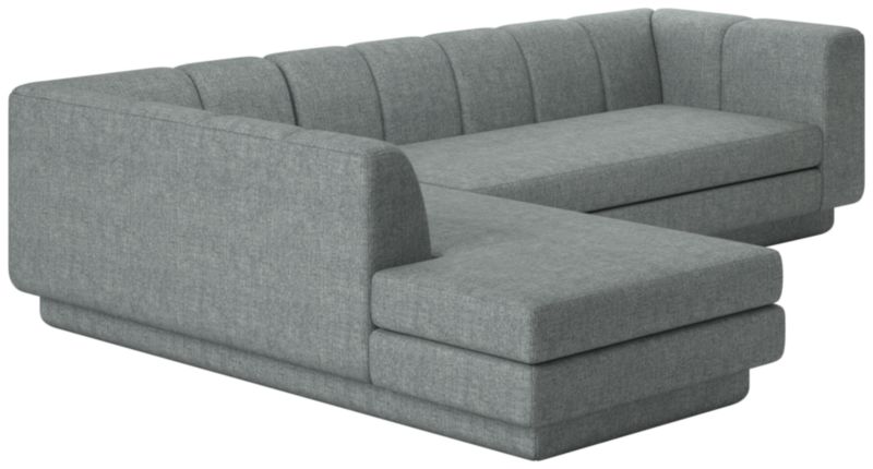 Yarrow 2-Piece L-Shaped Sectional Sofa with Left Arm Nomad Charcoal - image 0 of 8