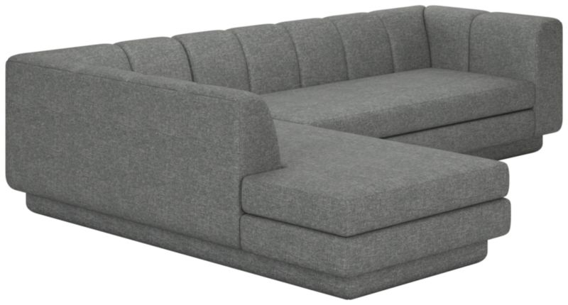 Yarrow 2-Piece L-Shaped Sectional Sofa with Left Arm Hatch Charcoal - image 0 of 8