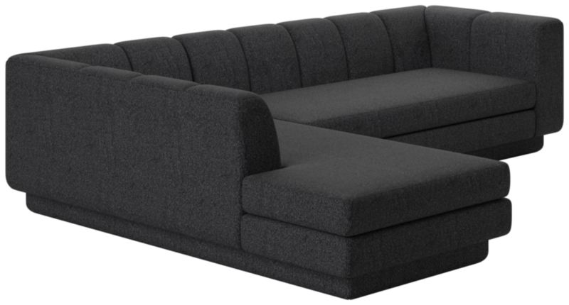 Yarrow 2-Piece L-Shaped Sectional Sofa with Left Arm Bloce Noir - image 0 of 8