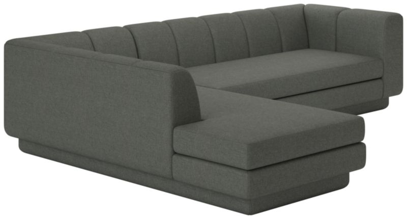 Yarrow 2-Piece L-Shaped Sectional Sofa with Left Arm Taylor Charcoal - image 0 of 8