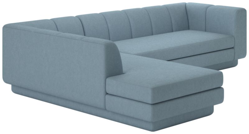 Yarrow 2-Piece L-Shaped Sectional Sofa with Left Arm Lisbon Wedgewood - image 0 of 8