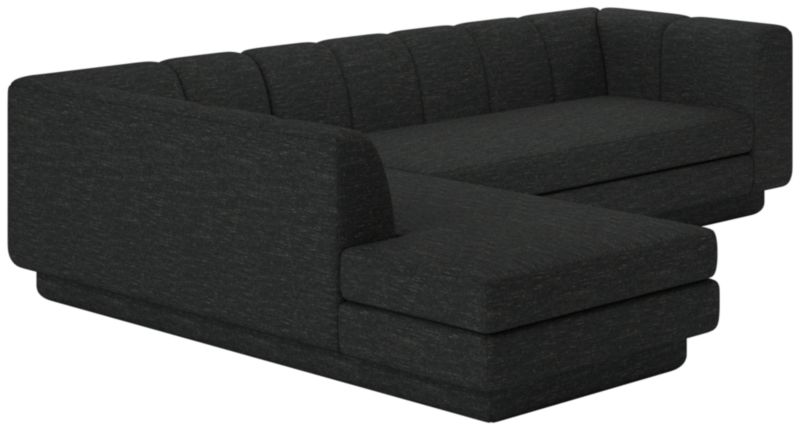 Yarrow 2-Piece L-Shaped Sectional Sofa with Left Arm Curious Ebony - image 0 of 8