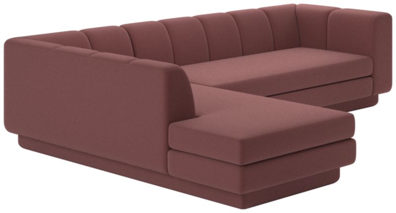 Yarrow 2-Piece L-Shaped Sectional Sofa with Left Arm Lisbon Rose Brown - image 0 of 8