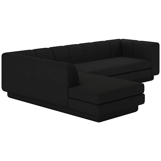 Yarrow 2-Piece L-Shaped Sectional Sofa with Left Arm  Hartman Night
