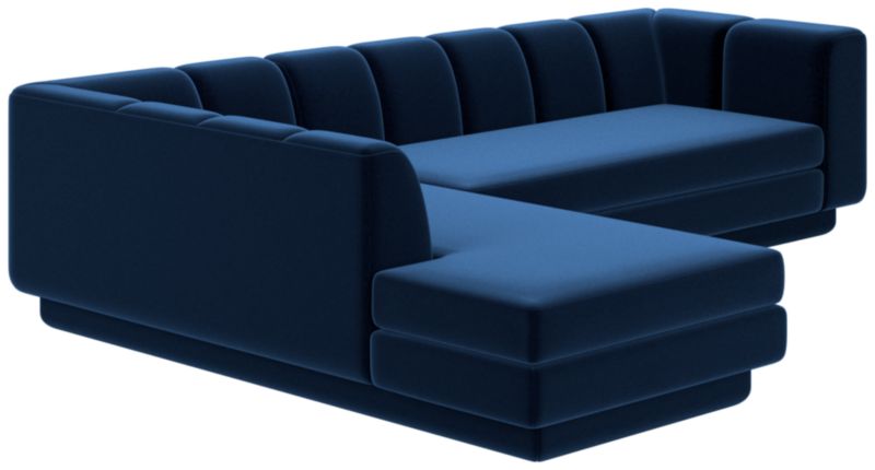 Yarrow 2-Piece L-Shaped Sectional Sofa with Left Arm Como Indigo - image 0 of 8