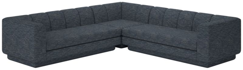 Viewing product image Yarrow 3-Piece L-Shaped Sectional Sofa Curious Eclipse - image 1 of 7