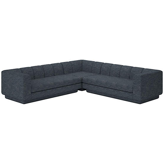 Yarrow 3-Piece L-Shaped Sectional Sofa Curious Eclipse