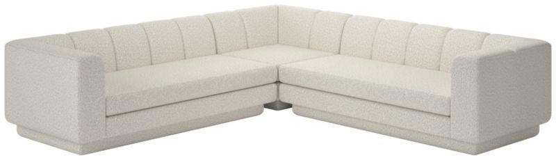 Viewing product image Yarrow 3-Piece L-Shaped Sectional Sofa Bloce Grey - image 1 of 7